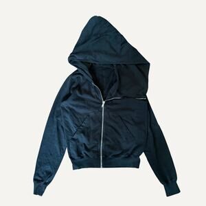 Size M - Rick Owens Men's Drkshdw Mountain Hoodie Black